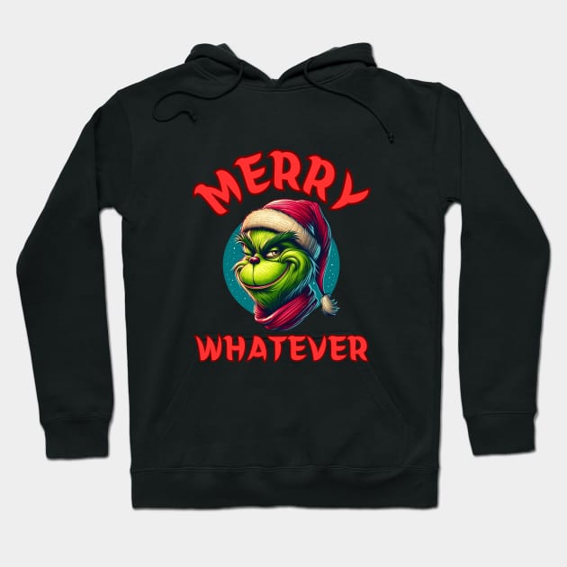 Christmas Grinch Hoodie by BukovskyART